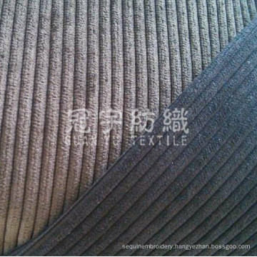 6W Cut Pile Polyester Nylon Corduroy for Sofa Covers